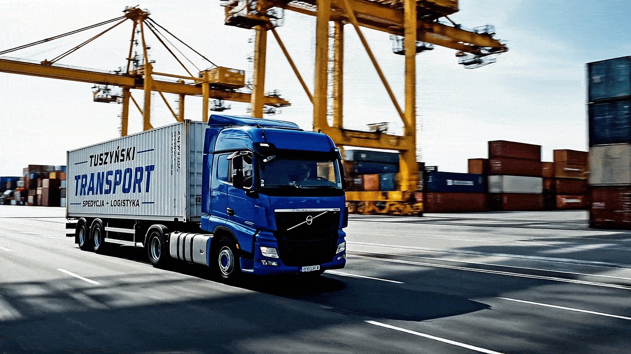 Transport kontenerów morskich — Tuszyński Transport